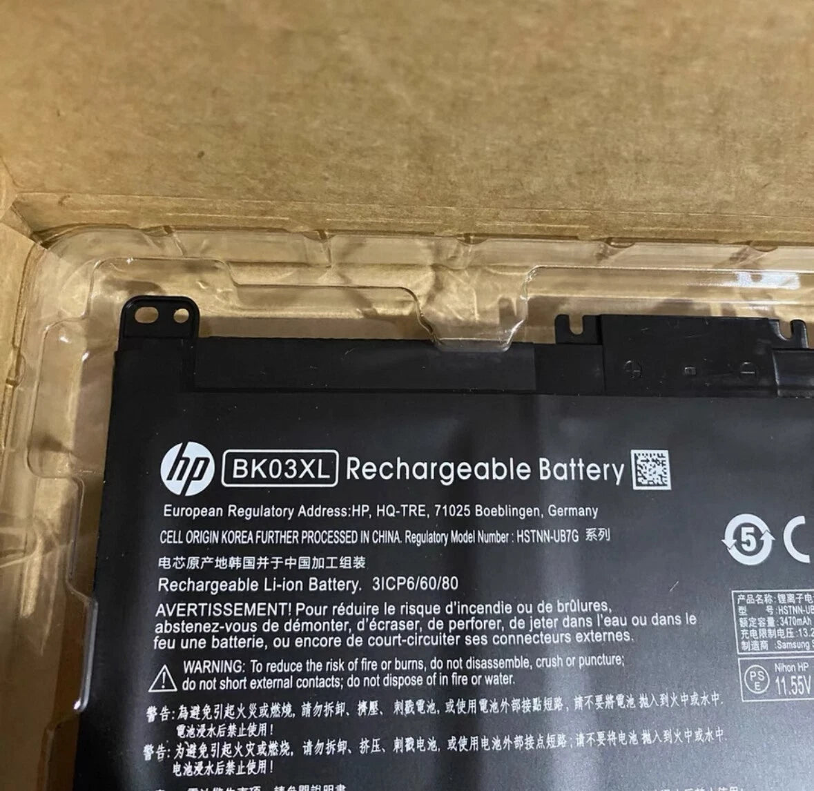 OEM BK03XL Battery for HP Pavilion x360 14-BA000 916811-855 HSTNN-LB7S NEW