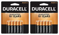 20 (2x10) Pack Duracell AAA Alkaline 1.5V Batteries
