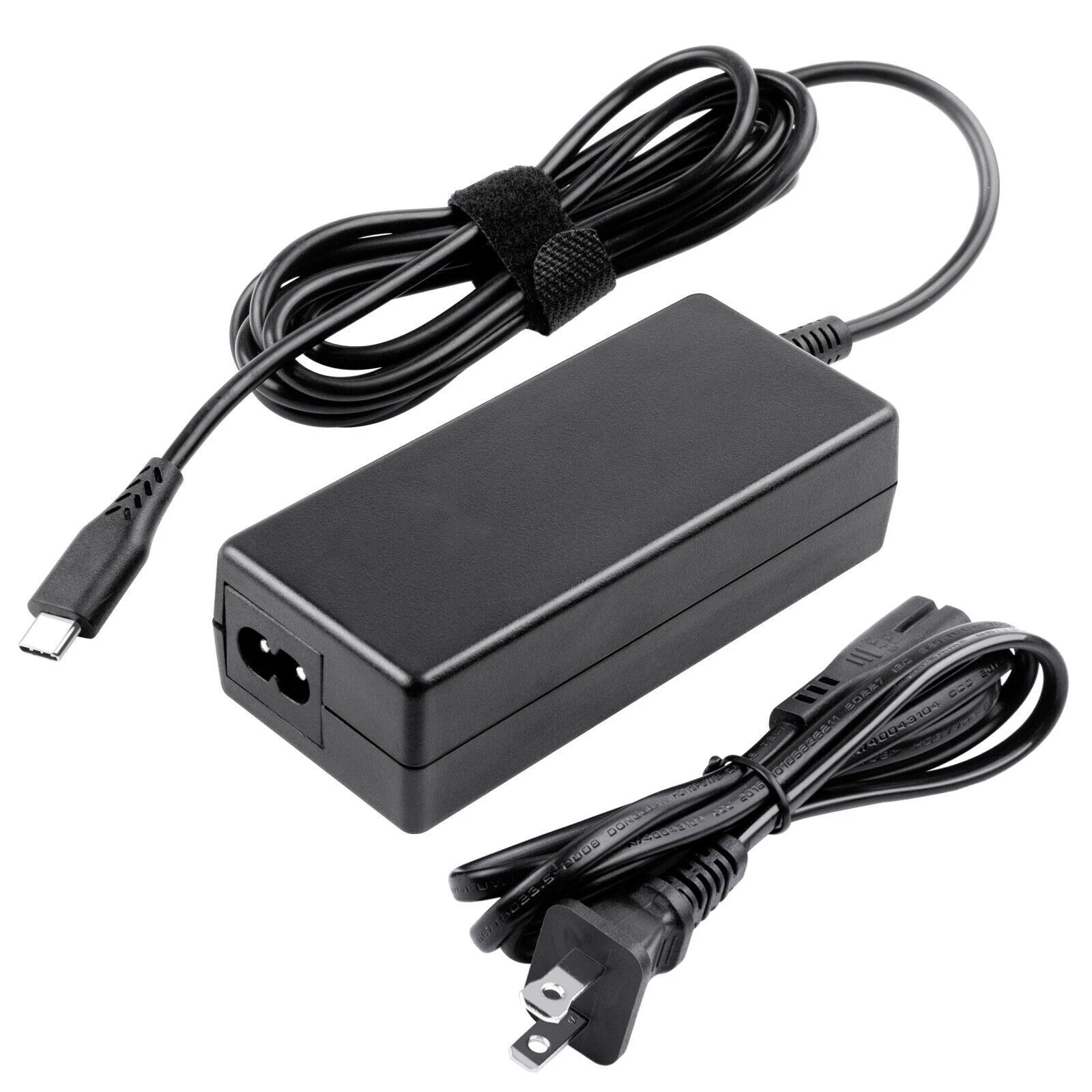 65W USB-C Type C AC Adapter Laptop Charger for Dell XPS 13 9350 9360 9365-2in1