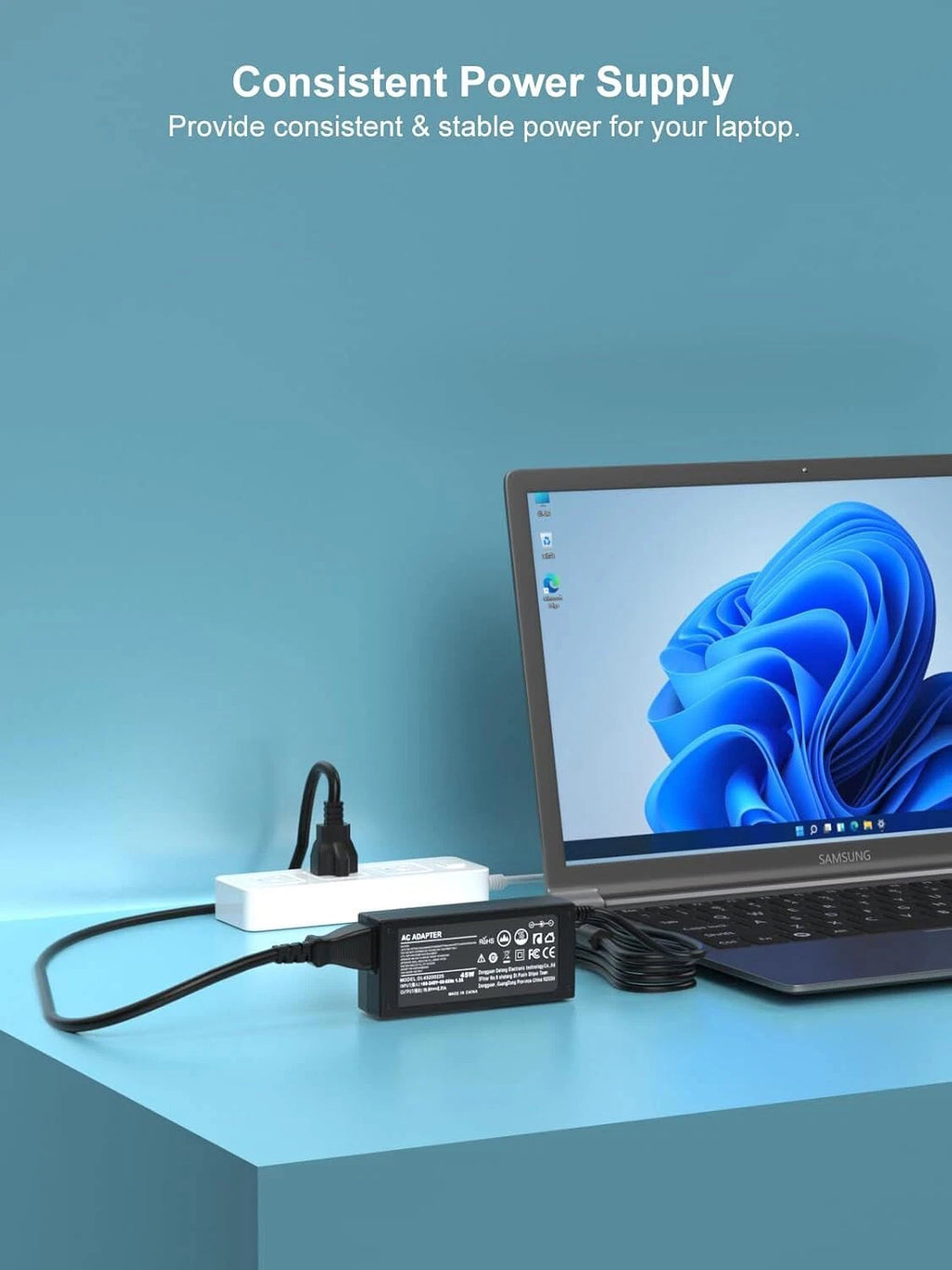 For HP 15 Laptop Charger 15-cs 15-cp 15-da 15-db 15-dy Power Supply Cord 65W