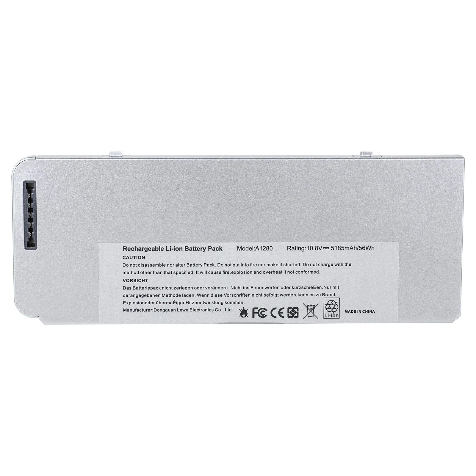 A1280 Laptop Battery For Apple MacBook 13 inch Aluminum Unibody A1278 (2008)