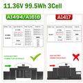 LOT Battery For Apple MacBook Pro 15" Retina A1398 mid 2015 A1618 EMC 2745 2881.