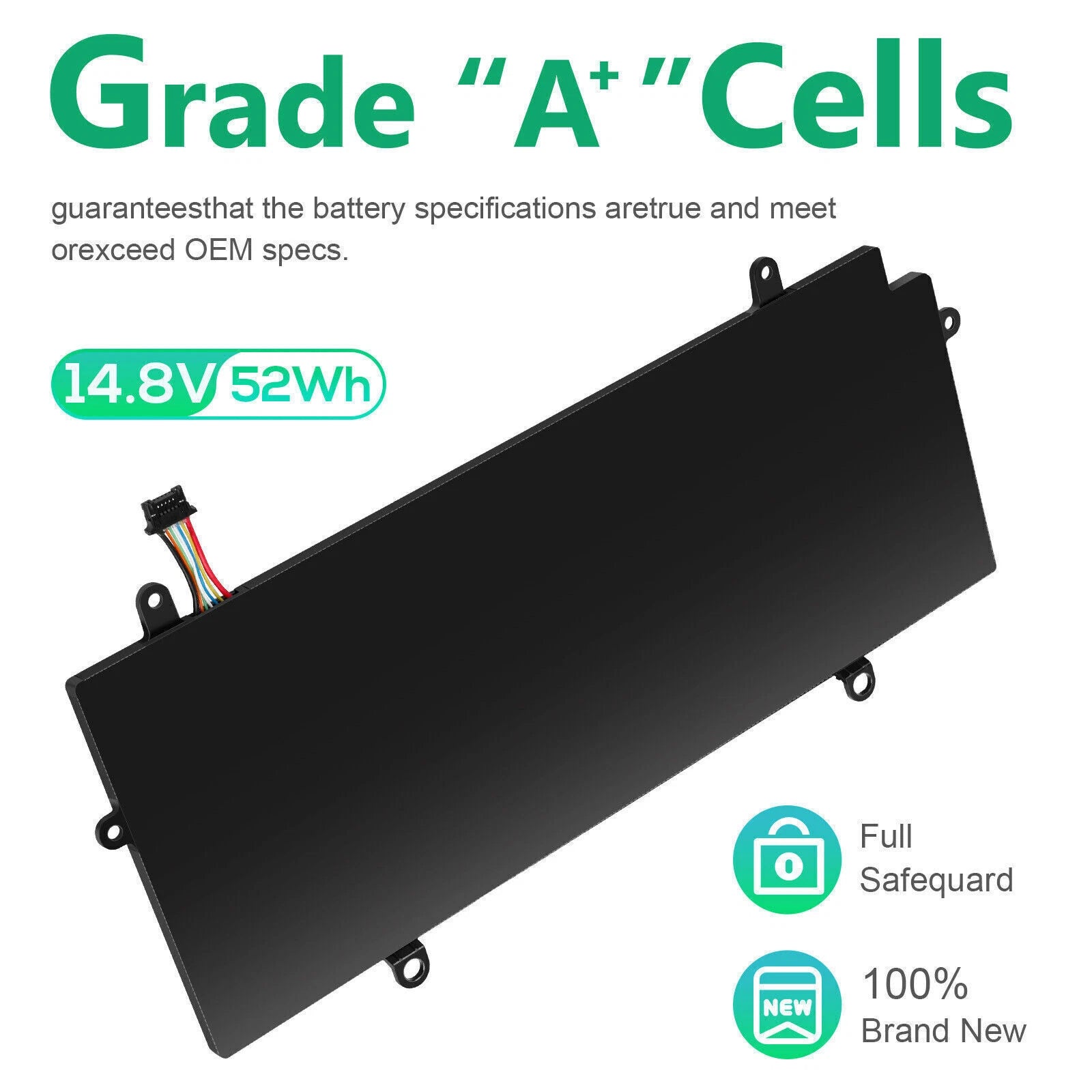 PA5136U-1BRS Battery for Toshiba Portege Z30 Z30-A Z30-A1301 Z30-B 52Wh
