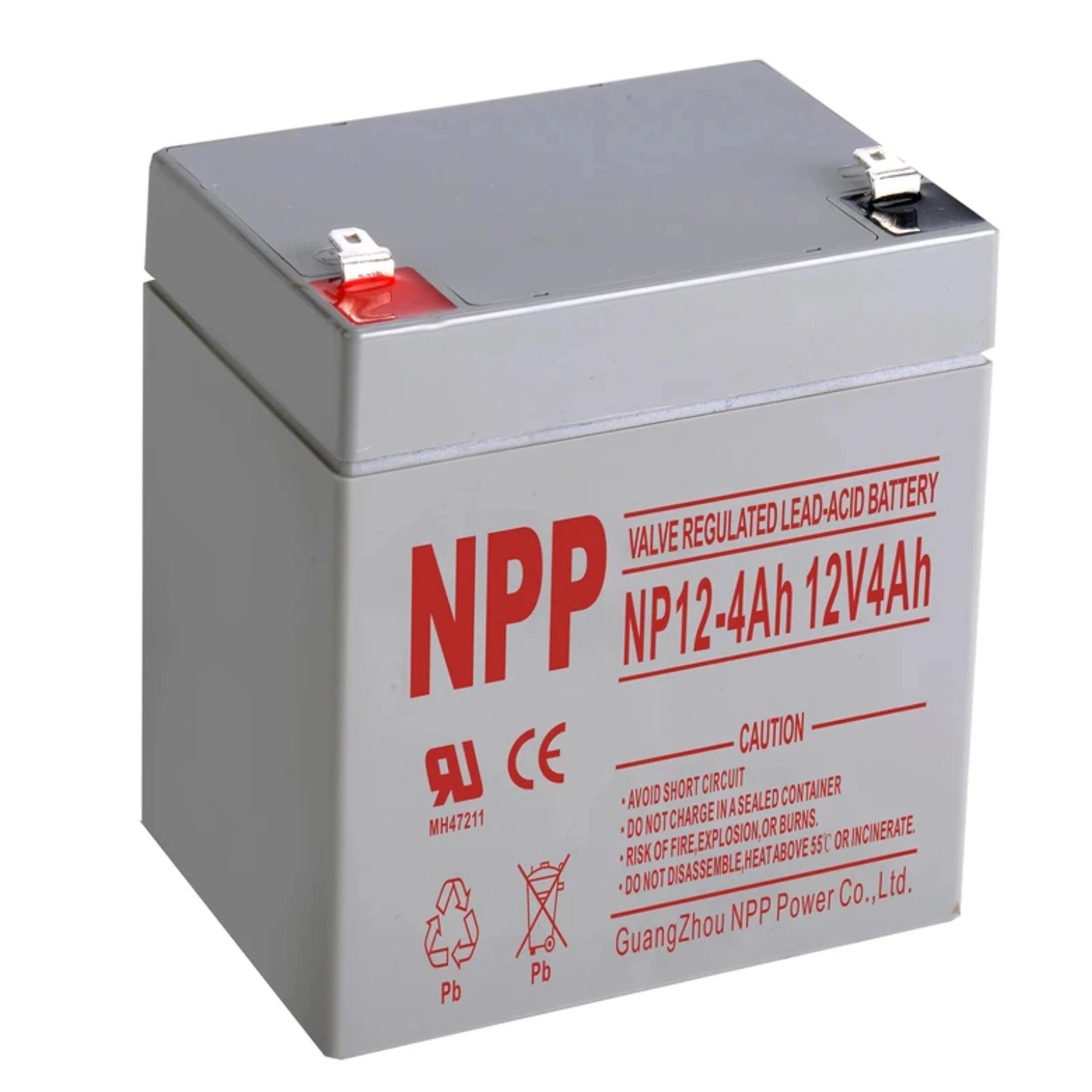 NPP NP12-4Ah 12V Sealed Lead Acid AGM VRLA Battery