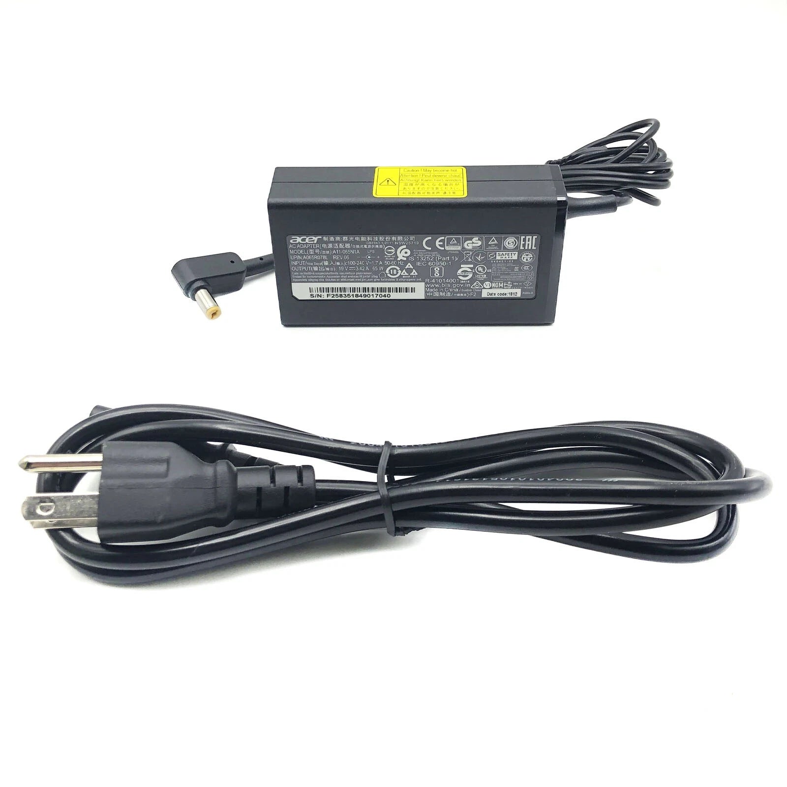 NEW Genuine Acer 65W AC Adapter for Acer Aspire 5 A515-43-R19L A515-51G-5536