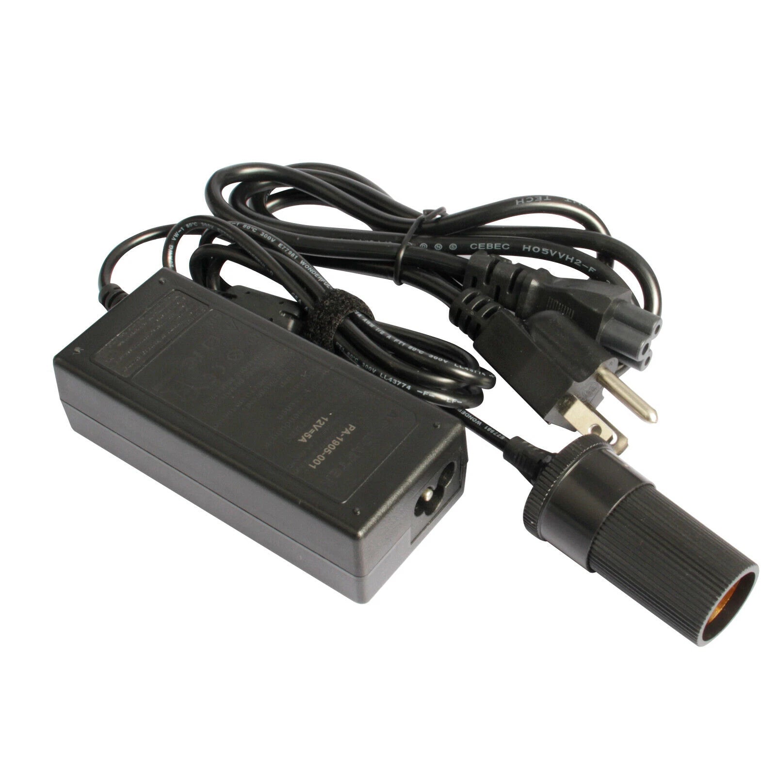 110V AC to DC 12V 5A Car Converter Cigarette Lighter Socket Power Adapter