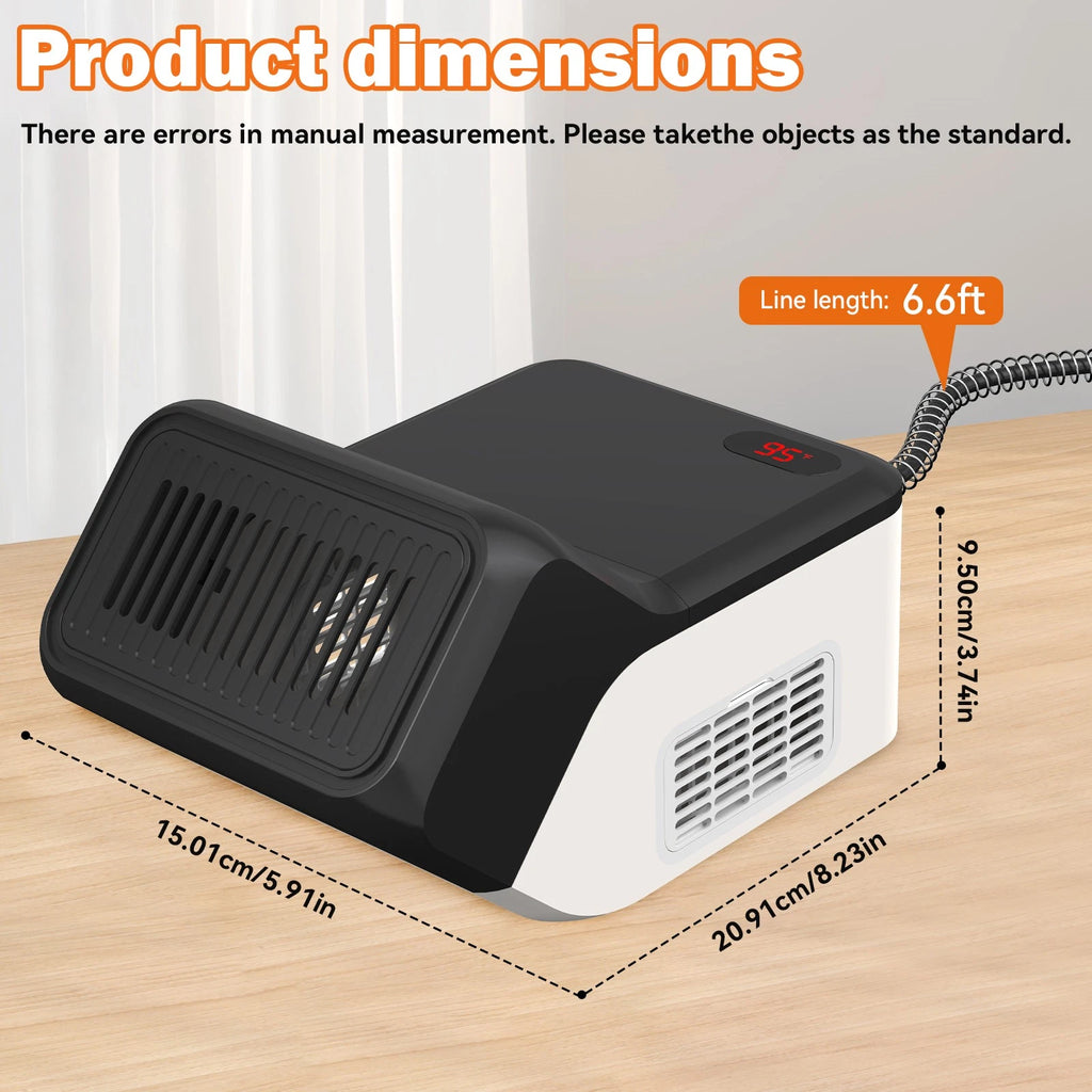 ??Pet Dog House Heater Outdoor with Thermostat,300~600W Pet House Heater 86sq ft