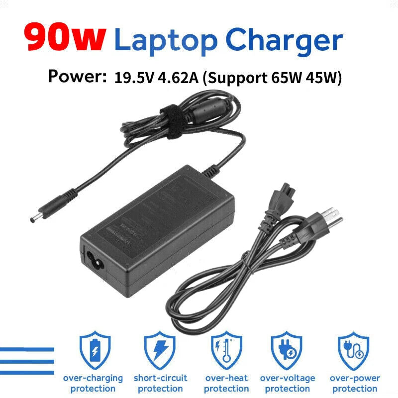 90W Laptop Charger for Dell 0RT74M RT74M PA-1900-32D5 AC Adapter Exact 19.5V