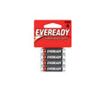 Eveready Super Heavy Duty Batteries, AAA, 4-Count, Energizer