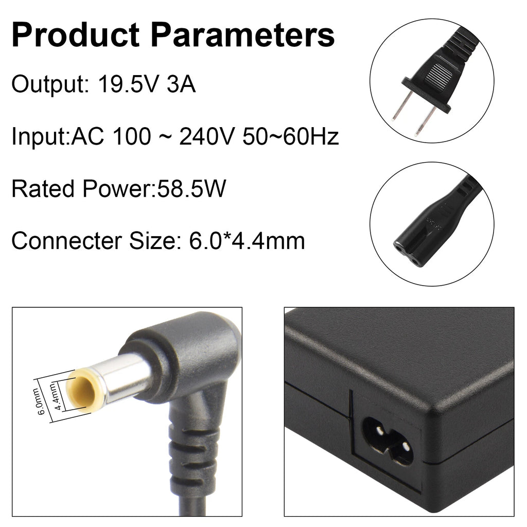 90W Charger Power Adapter For Sony Vaio PCG-7113L PCG-7133L PCG-7141L Laptop