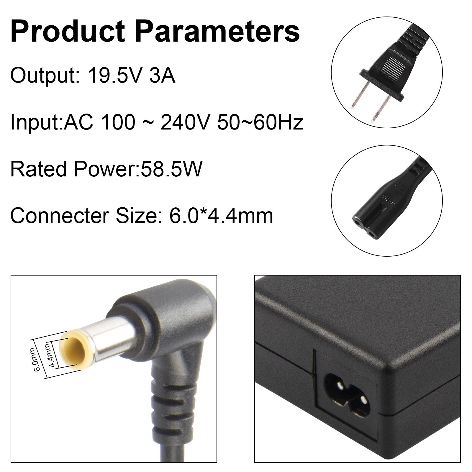90W Charger Power Adapter For Sony Vaio PCG-7113L PCG-7133L PCG-7141L Laptop