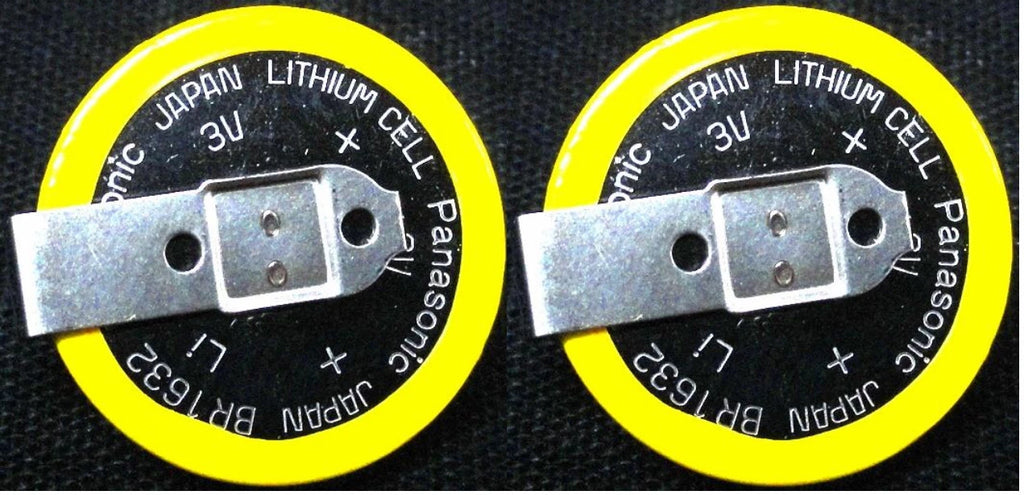 Brand New "2" Panasonic BR-1632 /HFN Lithium Coin 3V Cell Battery, 120mAh