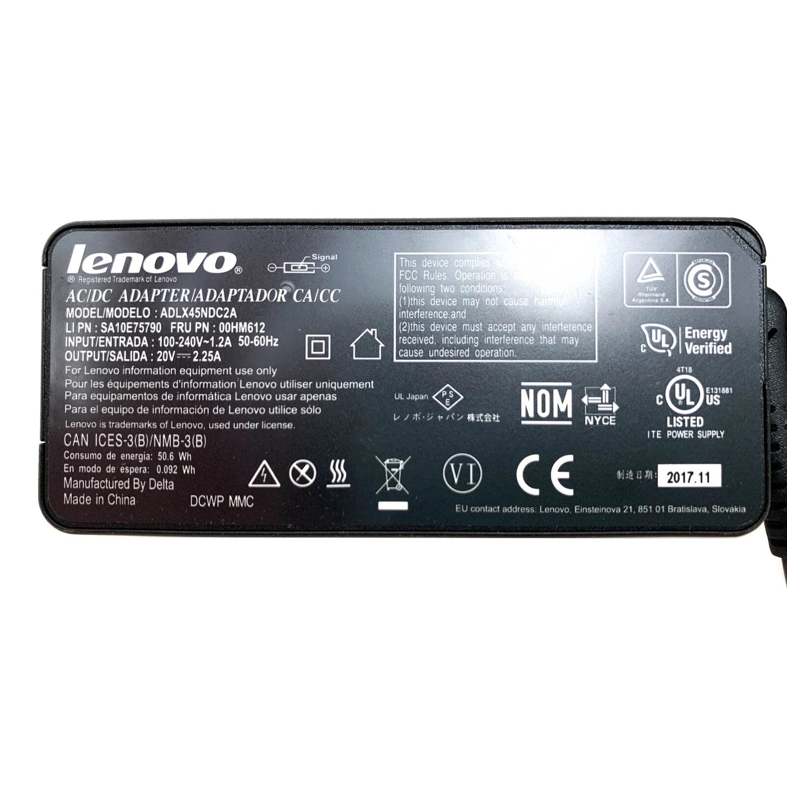 NEW Genuine Lenovo AC Adapter 45W for Laptop IdeaPad B50-30 B50-45 B50-70