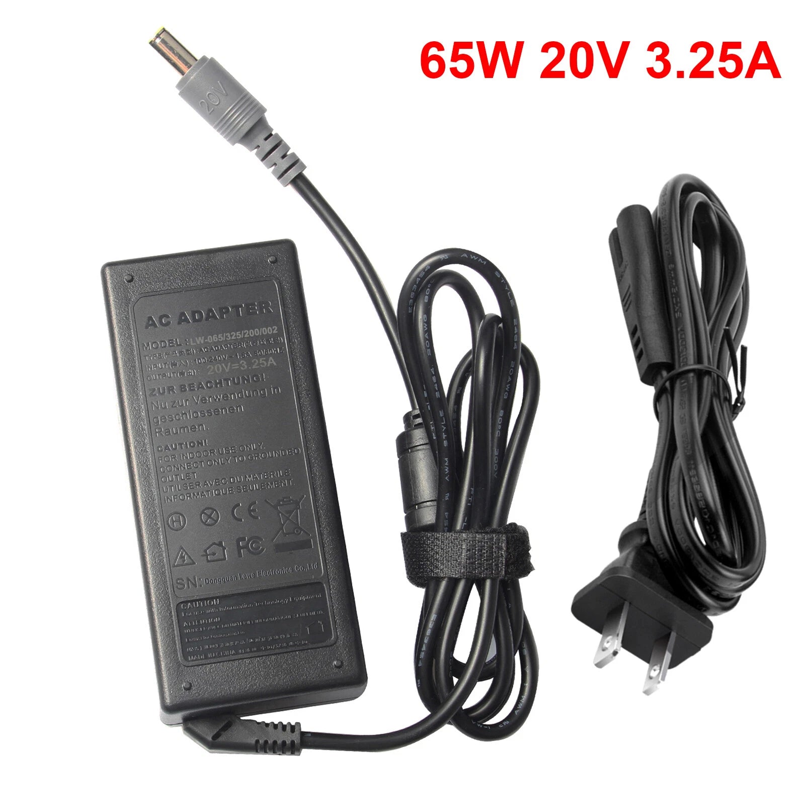 65W AC Adapter Charger for IBM For Lenovo ThinkPad T60p T400 T400s T60 T61 X61