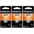 3 1620 Duracell Coin Cell Batteries - Lithium 3V - ( CR1620, ECR1620, DL1620 )