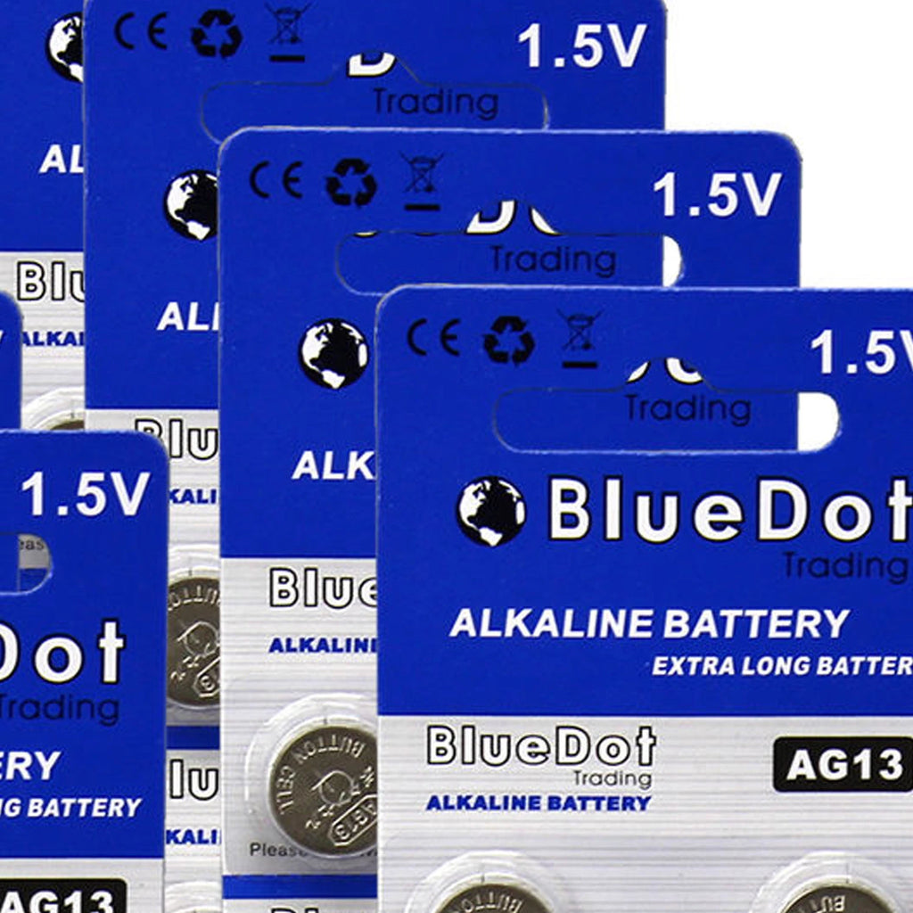 (100) LR44 AG13 357 357A A76 303 L1154 1.5 Volt Alkaline Batteries USA Shipper