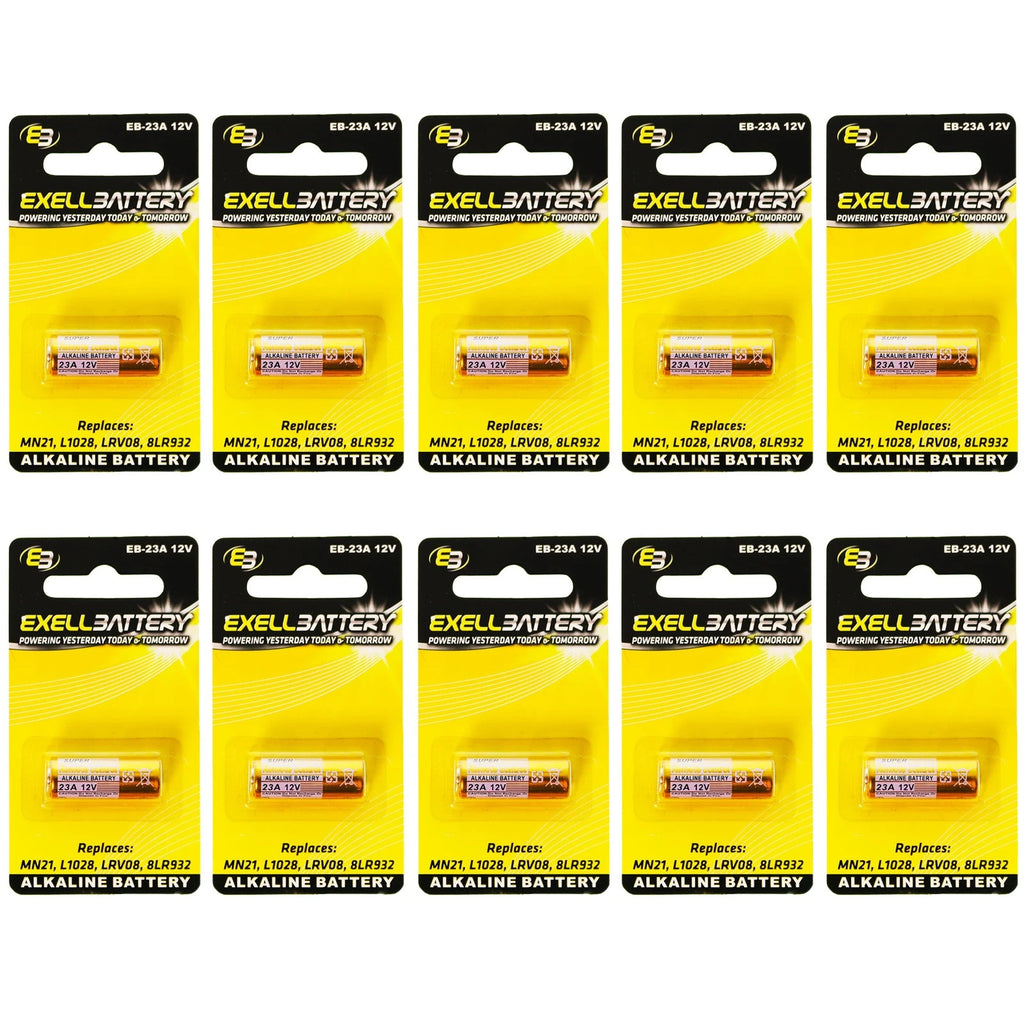 10x Alkaline 12V Battery Compatible With MN21 L1028 8LR932 Garage Door Openers