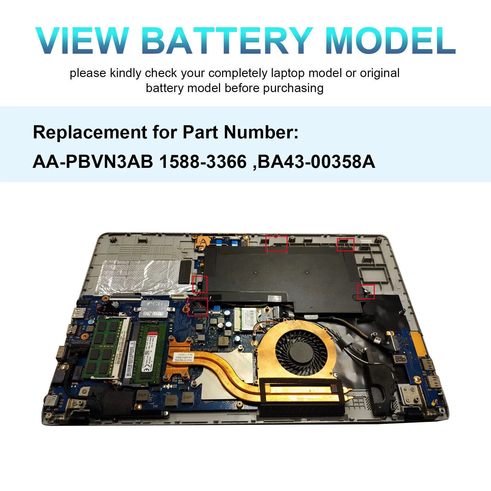 NEW Battery For Samsung ATIV Book 4 450R5V 470R5E NP370R4E NP510R5E AA-PBVN3AB