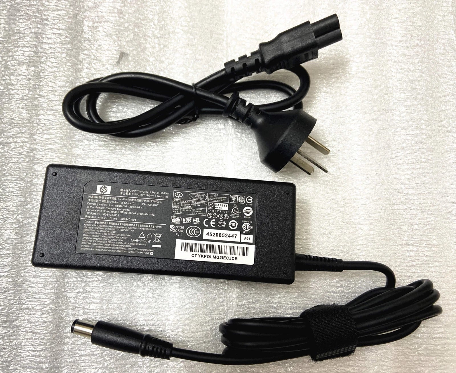 Genuine 90W Charger Power Adapter For Elitebook 8440P 8460P 8470P 8400 8500 8700
