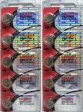 SR43SW Maxell Silver Oxide Watch Battery x 10