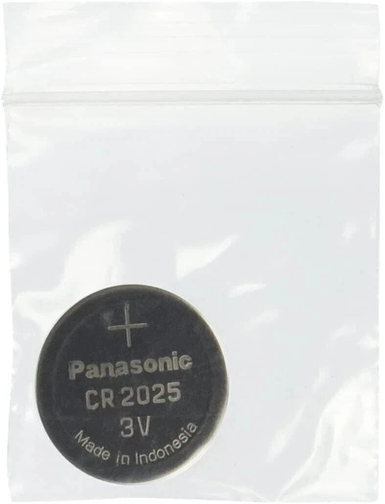 6 Pack -- Panasonic Cr2025 3v Lithium Coin Cell Battery Dl2025 Ecr2025