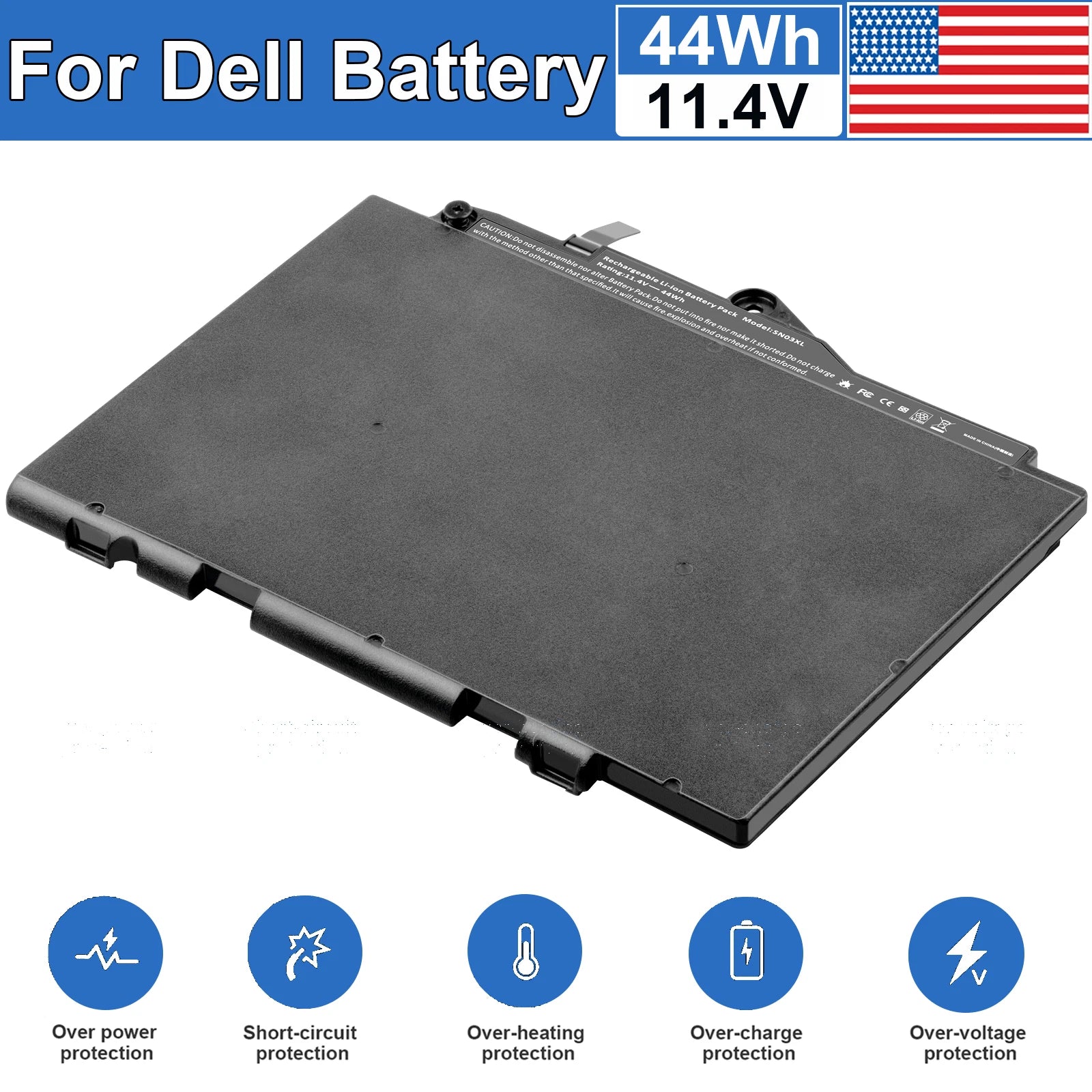SN03XL Battery for HP EliteBook 820 G3 G4 725 G3 G4 SNO3XL 800232-241 HSTNN-UB5T