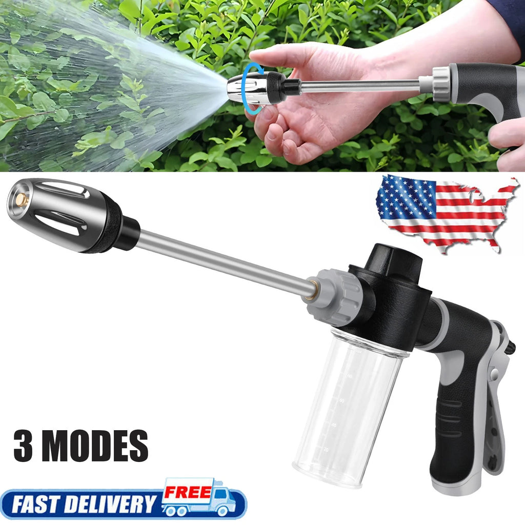 Car Snow Foam Washer Gun High Pressure Garden Wash Cleaning Soap Bottle Sprayer