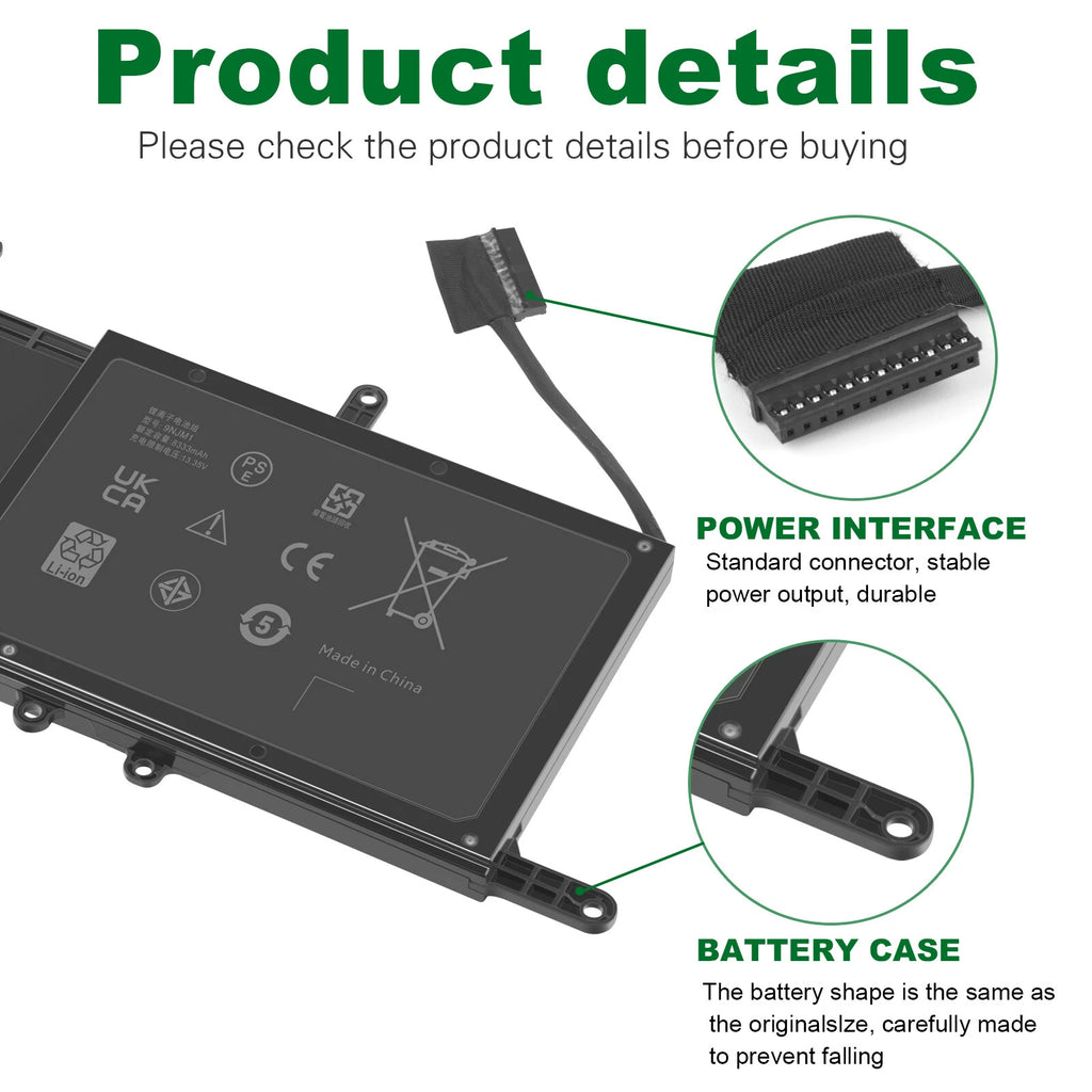 9NJM1 Battery For Dell Alienware 17 R4 15 R3 R4 MG2YH 0546FF HF250 44T2R 99Wh