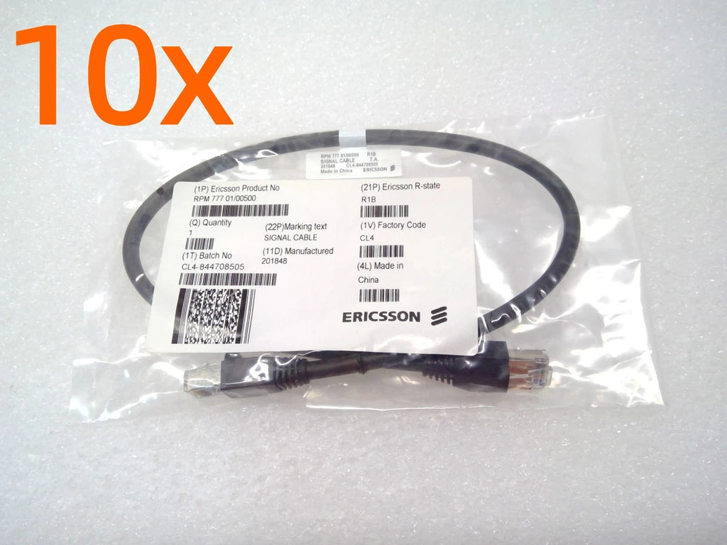 LOT OF 10 Ericsson signal cable RPM77701/00500 Ericsson For RBS 3000 series
