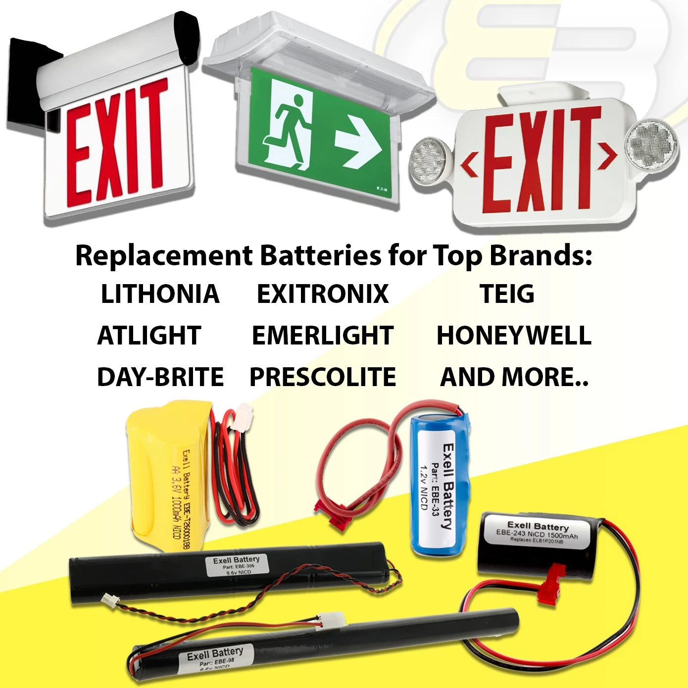 Emergency Lighting Battery for ANIC1169