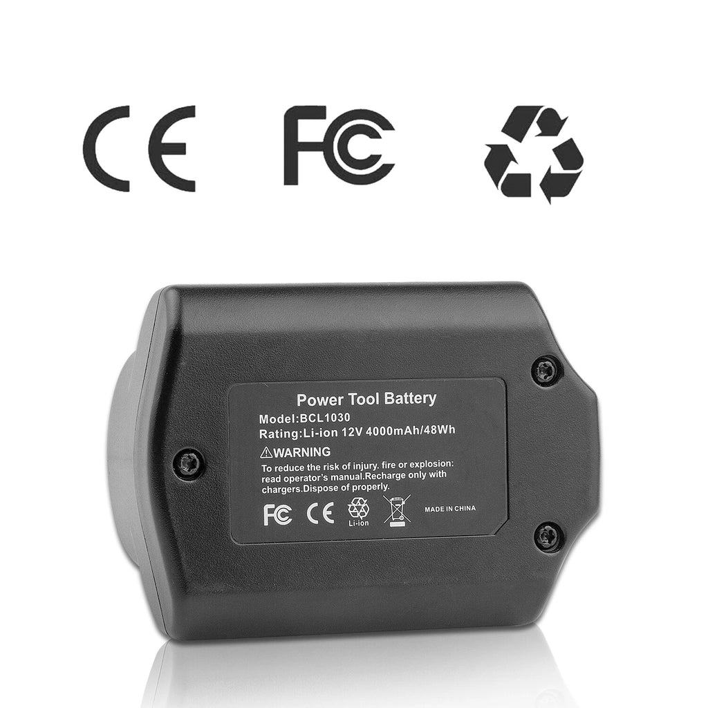 4000mAh For Hitachi 12V Li-ion Battery BCL1015 BCL1030 329369 329370 DB3DL New