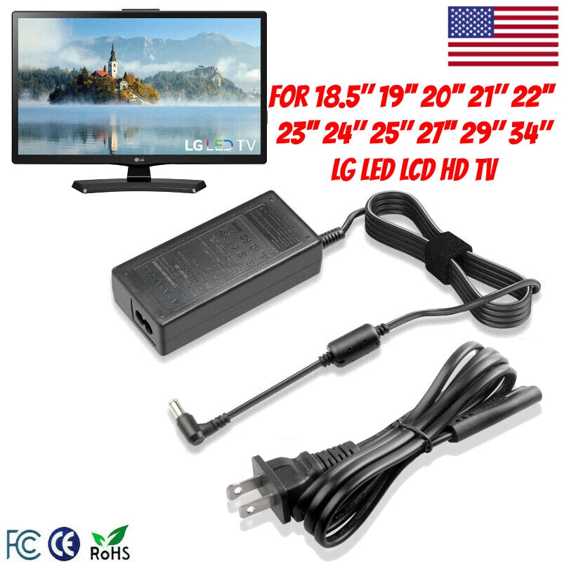 Adapter Charger For LG 22LJ4540 24LJ4540 28LJ4540 24LF454B LCD TV Power Supply