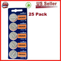 Murata CR2025 - Battery, 3 V, CR2025, Lithium Manganese Dioxide, 160 mAh 25 Pack