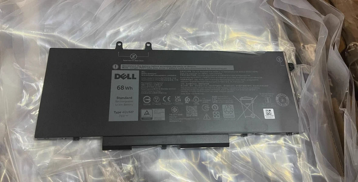 Genuine 68Wh 4GVMP Battery For Dell Precision 3540 3550 Latitude 5400 5500 9JRYT