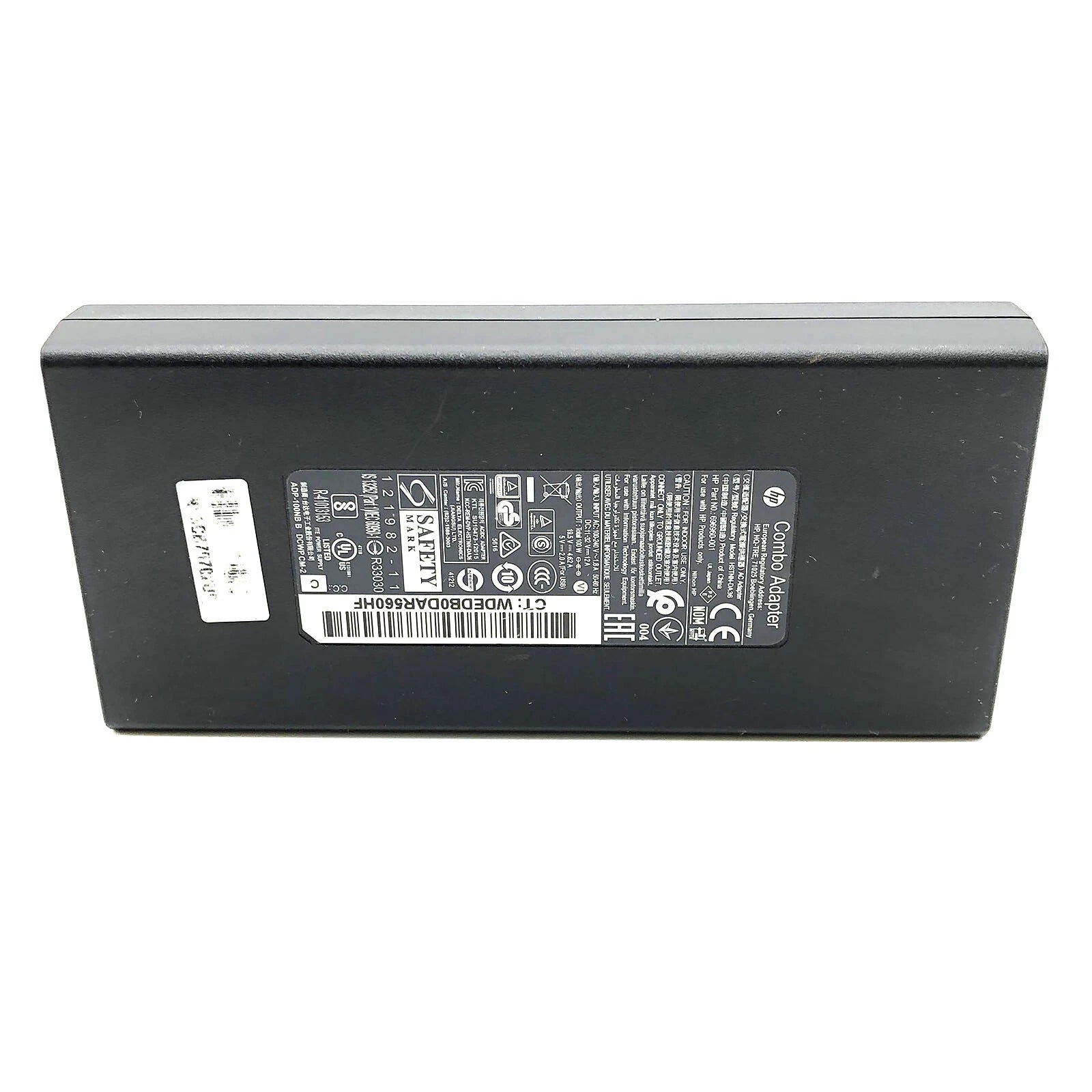 NEW Original HP Combo Adapter 19.5V 4.62A 698471-001 696960-001 HSTNN-DA36
