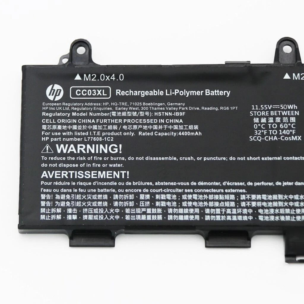 Genuine CC03XL Battery For HP EliteBook 830 835 840 G7 G8 HSTNN-DB9Q L78555-005