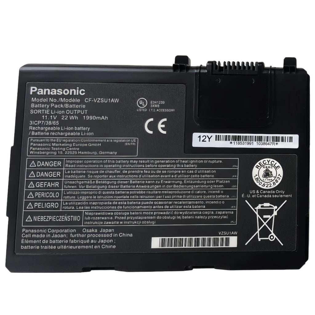 Genuine Cf-33 Battery For Panasonic Toughbook CF-VZSU1AW 1 CF-VZSU1AR CF-33MK