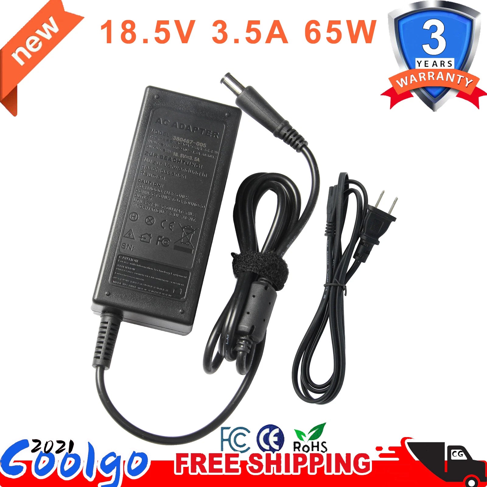 AC ADAPTER CHARGER POWER FOR HP PROBOOK 4310S 4535S 4730S 5330M 6455B 6465B