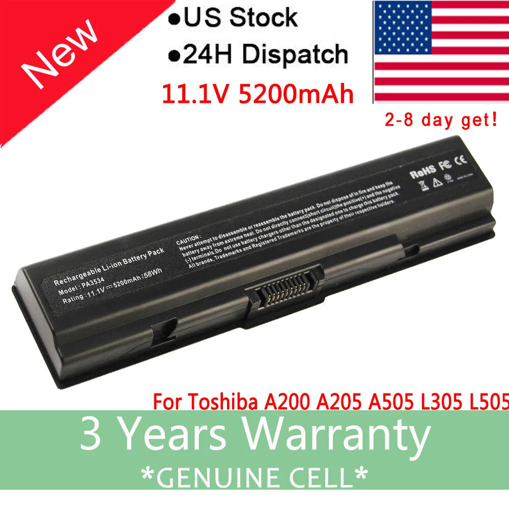 PA3534U-1BRS PA3727U-1BRS PA3533U-1BRS Laptop Battery for Toshiba Satellite F