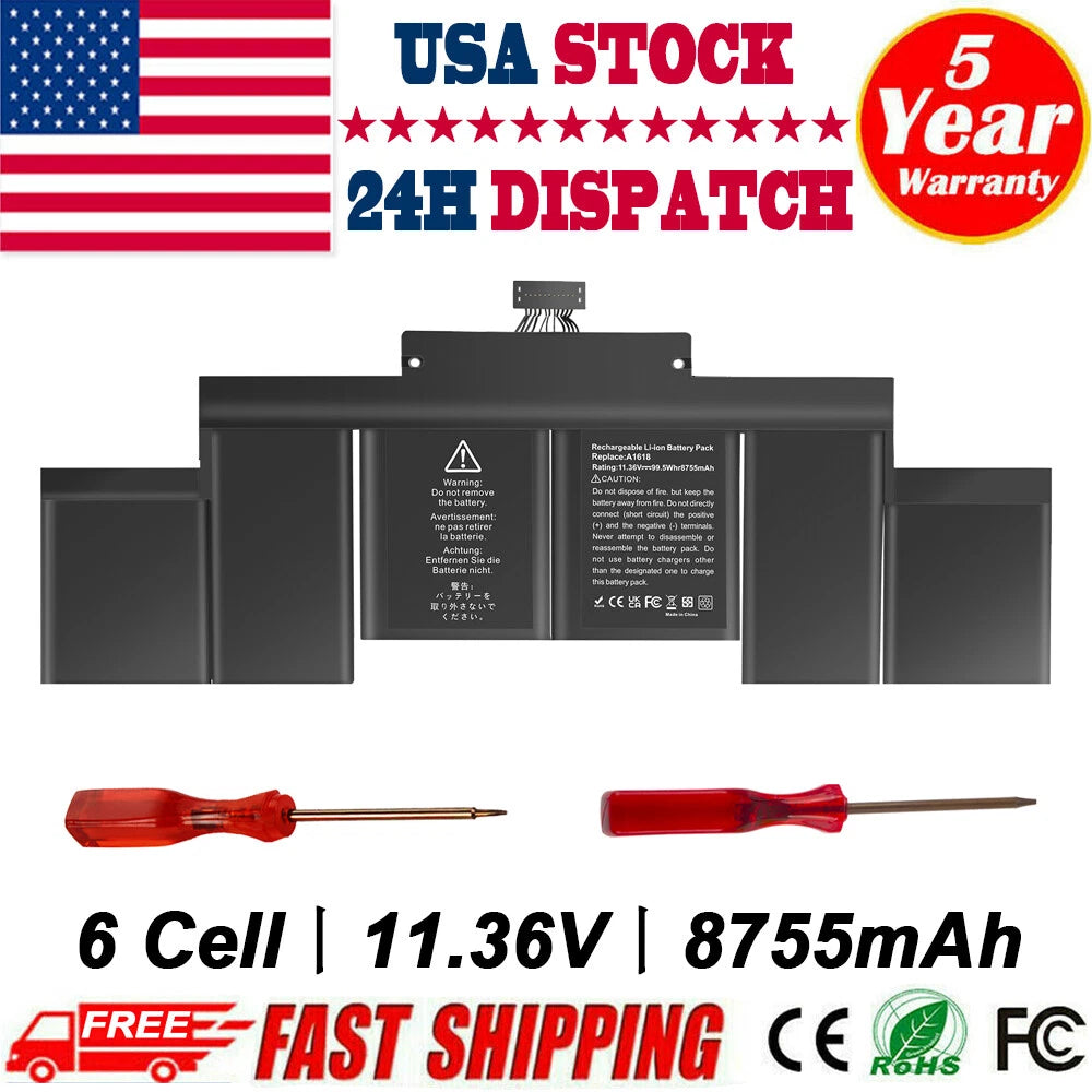 ?For MacBook Pro 15" A1398 Retina A1494 Battery (Late 2013 Mid 2014) ME293 ME294