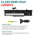?Battery L19L6P71 L19C6P71 For Lenovo ThinkPad P15 P17 T15G G1 G2 Gen 1 2 Series