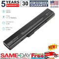 6 Cell Battery for ASUS A32-K52 A41-K52 A42-K52 A31-K52 A52F A52J K52F K52J X52F