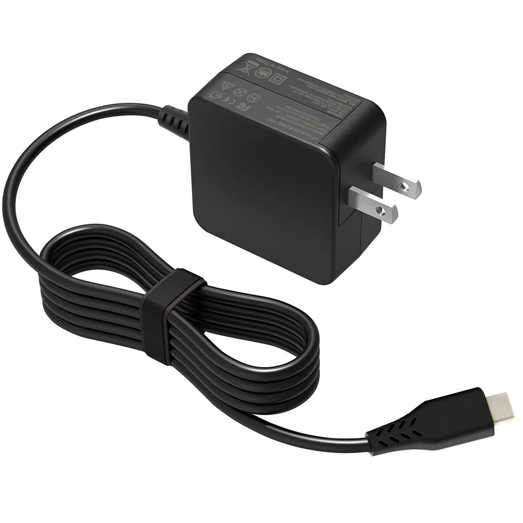 45W USB-C Charger for Asus Chromebook CX1 CX1700 Power Supply AC Adapter Cord