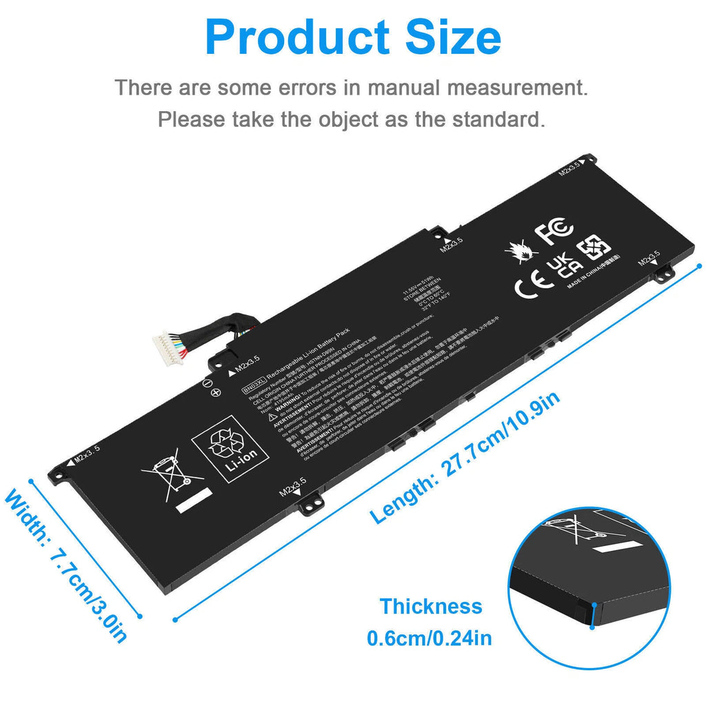 BN03XL Battery For HP Envy x360 15m-ee013dx HSTNN-OB1O L76965-AC1 L77034-005