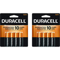 8 Count Duracell AA Coppertop Alkaline Batteries
