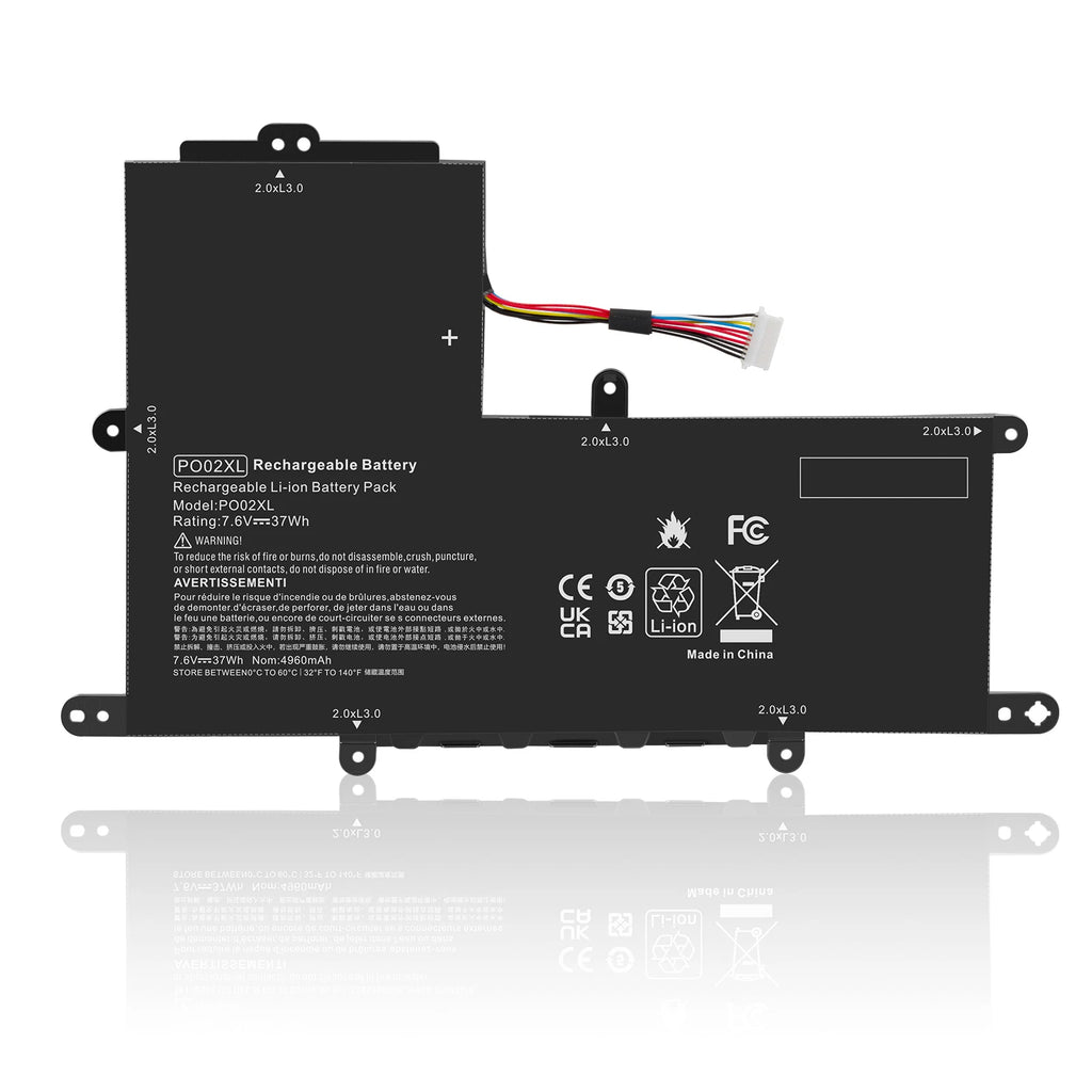 PO02XL Battery for HP Stream 11-R 11-R010NR 11-R015WN 11-R015WN 11-Y 11-Y010WM