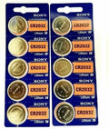 Panasonic / Sony CR2032 ECR2032 DL2032 Lithium Battery 3V (pack 10) Expire 2028