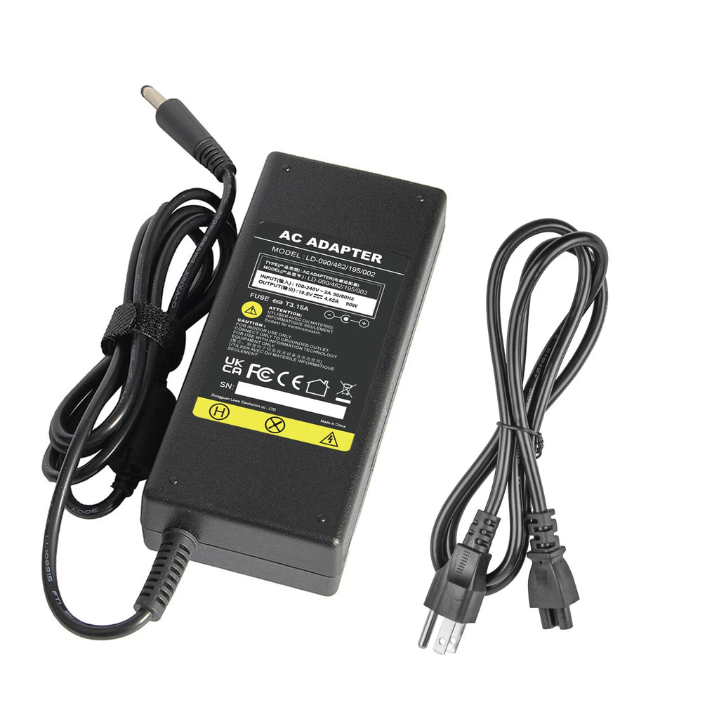 For Dell Inspiron 15 3520 3521 Ac Power Adapter Charger Laptop 65W 90W 19.5V