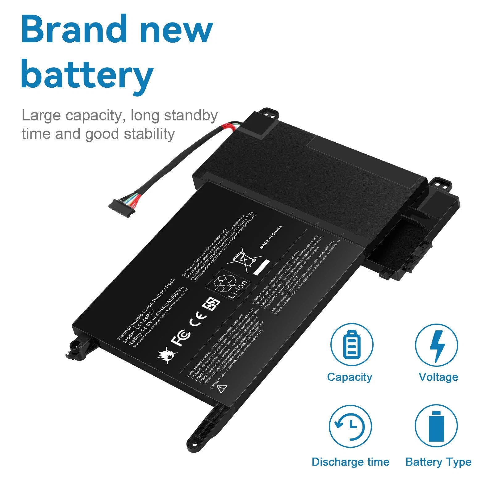 L14M4P23 L14S4P22 Battery For Lenovo IdeaPad Y700 Y701 Y700-14ISK Y700-15ISK New