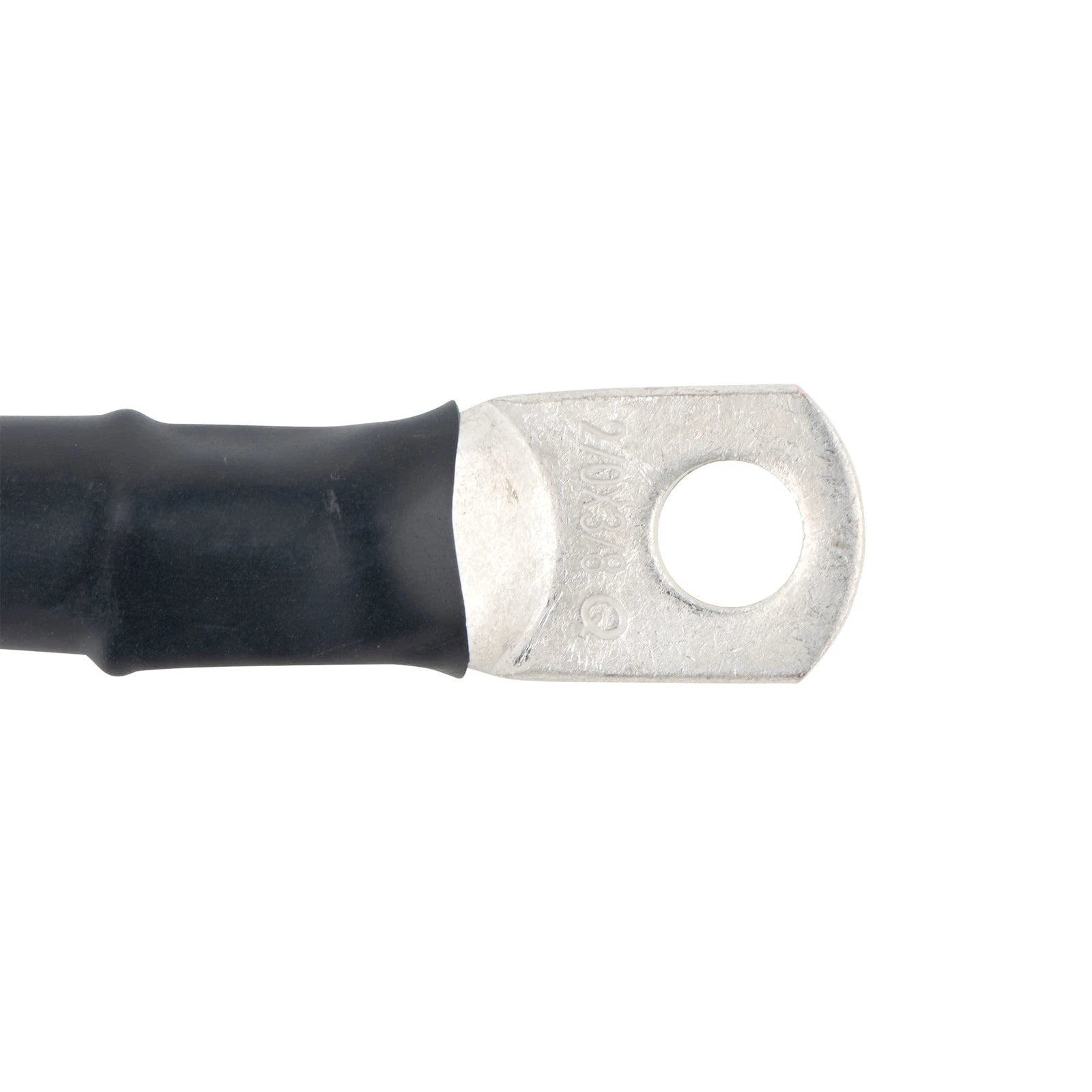 2/0 Black Battery Interconnect Cable 18" with 3/8" Lugs ASSEMBLED IN USA